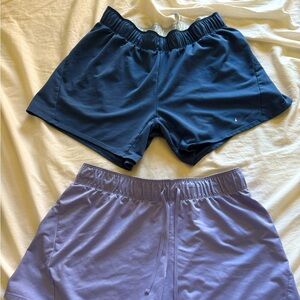 Blue and Purple Athletic Shorts